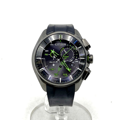 【中古品】【メンズ/レディース】 CITIZEN シチズン ECO DRIVE W770-S115001 エコドライブ ソーラー 腕時計 197-240906-ay-01-izu カラー：ブラック 万代Net店