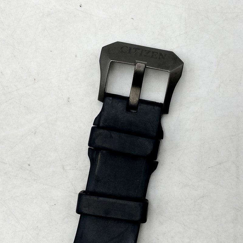 【中古品】【メンズ/レディース】 CITIZEN シチズン ECO DRIVE W770-S115001 エコドライブ ソーラー 腕時計 197-240906-ay-01-izu カラー：ブラック 万代Net店