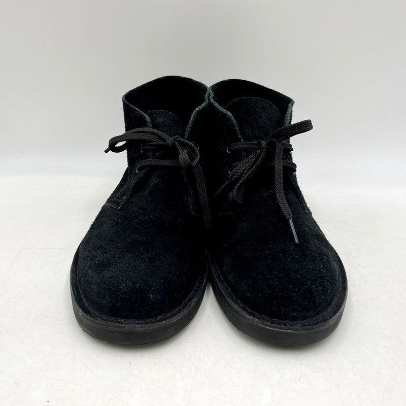 【中古品】【メンズ】 Clarks クラークス BLACK SUEDE CHUKKA BOOTS 61270911 ブラック スエード チャッカブーツ シューズ 靴 164-240906-ay-08-izu サイズ：UK8.5(26.5cm) カラー：ブラック 万代Net店