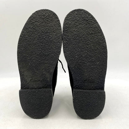 【中古品】【メンズ】 Clarks クラークス BLACK SUEDE CHUKKA BOOTS 61270911 ブラック スエード チャッカブーツ シューズ 靴 164-240906-ay-08-izu サイズ：UK8.5(26.5cm) カラー：ブラック 万代Net店