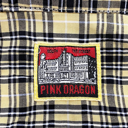 【中古品】【メンズ】  PINK DRAGON ピンクドラゴン 80S LS OPEN COLLAR SHIRT 80年代 ロングスリーブ オープンカラーシャツ トップス 長袖 146-240909-ma-14-izu サイズ：サイズ不明 カラー：黄系 万代Net店