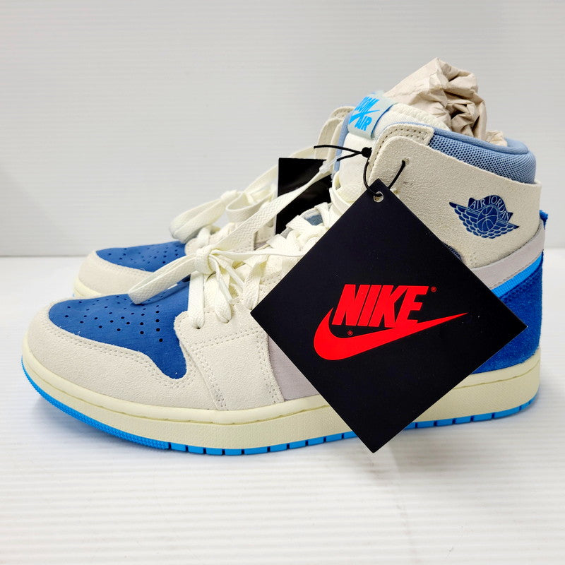 【中古美品】【メンズ】 NIKE ナイキ AIR JORDAN 1 ZM AIR CMFT 2 DV1307-104 エア ジョーダン 1 ズーム エア CMFT 2 スニーカー シューズ 靴 160-240908-as-09-izu サイズ：28cm カラー：SAIL/DK POWDER BLUE-BLUE GREY 万代Net店