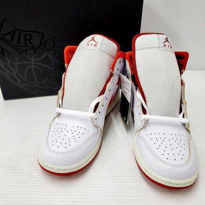 【中古美品】【メンズ】 NIKE ナイキ AIR JORDAN 1 MID SE FJ3458-160 エア ジョーダン 1 MID SE スニーカー シューズ 靴 160-240908-as-12-izu サイズ：28cm カラー：WHITE/LOBSTER-DUNE RED-SAIL 万代Net店