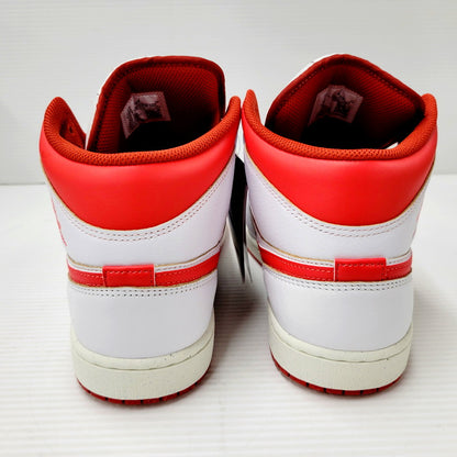 【中古美品】【メンズ】 NIKE ナイキ AIR JORDAN 1 MID SE FJ3458-160 エア ジョーダン 1 MID SE スニーカー シューズ 靴 160-240908-as-12-izu サイズ：28cm カラー：WHITE/LOBSTER-DUNE RED-SAIL 万代Net店