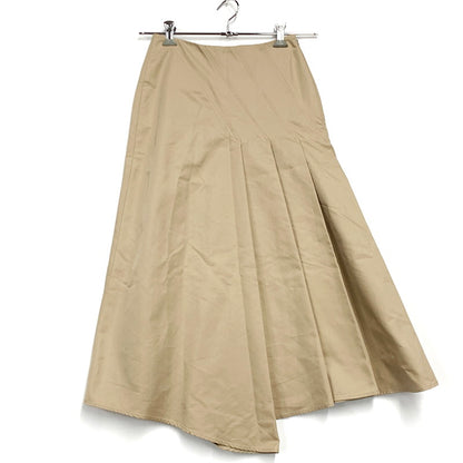 【中古美品】【レディース】 MILA OWEN ミラ オーウェン 09WFS194126 斜め切り替え裾段差スカート ロングスカート ボトムス 171-240910-ay-22-izu サイズ：０ カラー：ベージュ 万代Net店