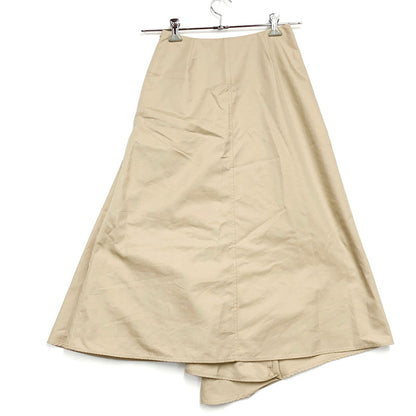 【中古美品】【レディース】 MILA OWEN ミラ オーウェン 09WFS194126 斜め切り替え裾段差スカート ロングスカート ボトムス 171-240910-ay-22-izu サイズ：０ カラー：ベージュ 万代Net店