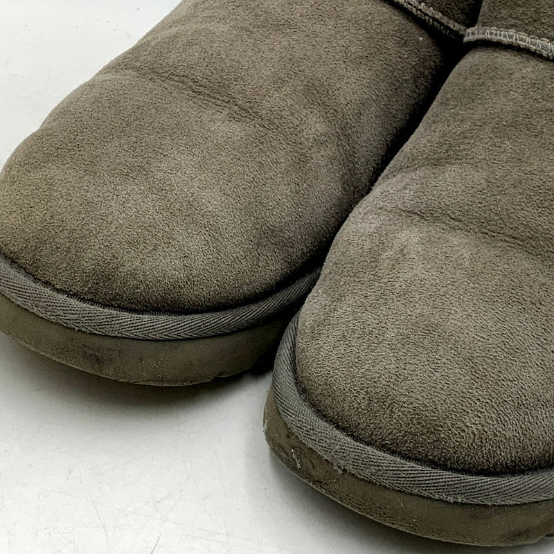 【中古品】【メンズ】 UGG アグ W CLASSIC ULTRA MINI 1116109 クラッシック ウルトラ ミニ ブーツ シューズ 靴 164-240909-as-26-izu サイズ：27cm カラー：グレー 万代Net店