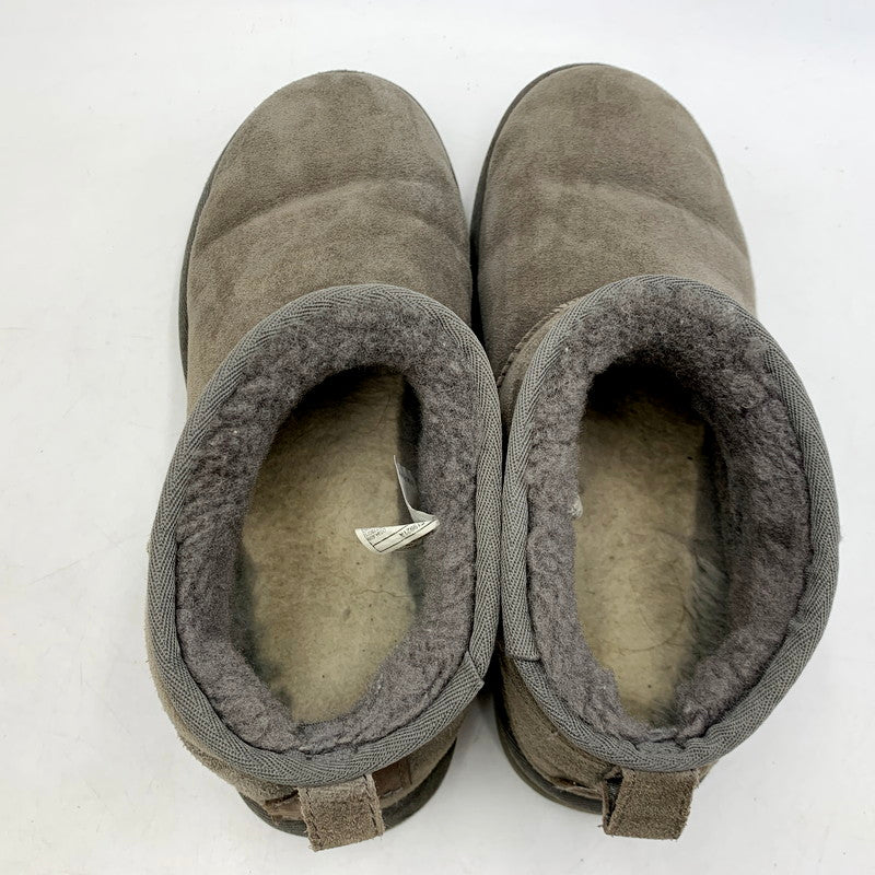 【中古品】【メンズ】 UGG アグ W CLASSIC ULTRA MINI 1116109 クラッシック ウルトラ ミニ ブーツ シューズ 靴 164-240909-as-26-izu サイズ：27cm カラー：グレー 万代Net店