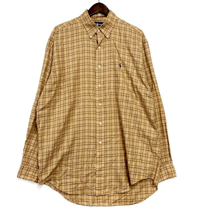 【中古品】【メンズ】 RALPH LAUREN ラルフローレン BLAKE 90S LS BD SHIRT ブレイク ロングスリーブ シャツ 長袖 トップス 146-240909-mm-27-izu サイズ：M 万代Net店