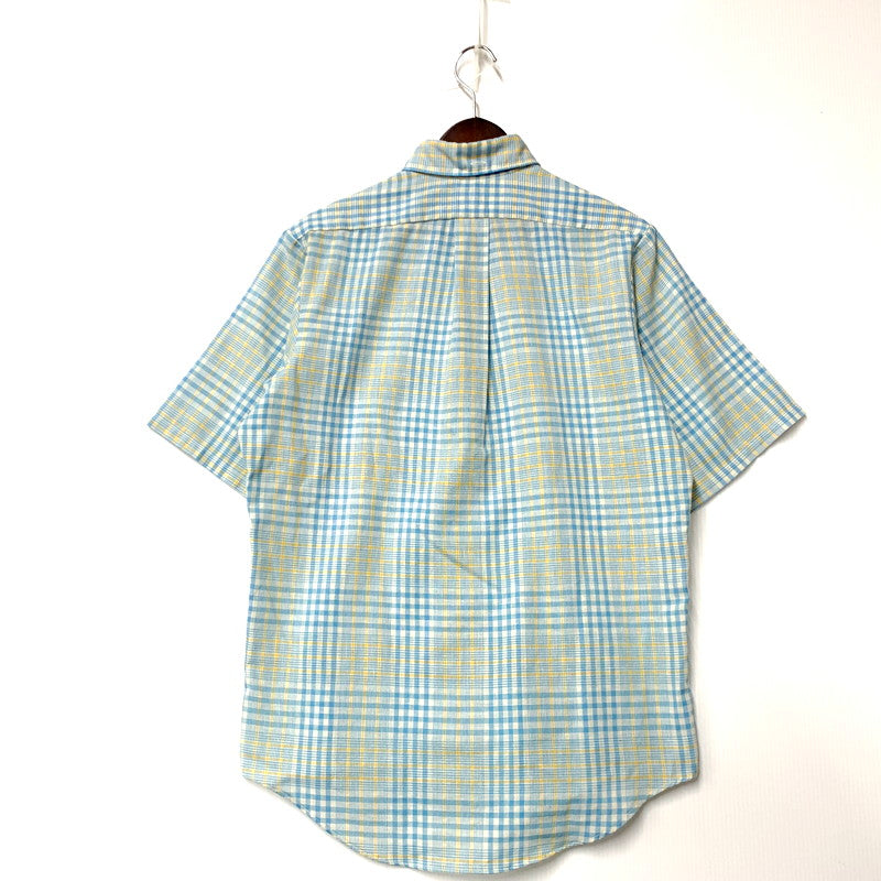 【中古品】【メンズ】 TOWNCRAFT タウンクラフト TAPEREDタグ 60S SS BD CHECK SHIRT ショートスリーブ チェック シャツ 半袖 トップス 146-240909-mm-01-izu サイズ：M カラー：ブルー 万代Net店