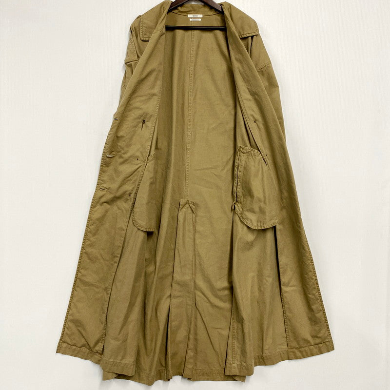 【中古品】【レディース】 AP STUDIO TRENCH COAT 21-020-586-3090-1-0 エーピーストゥディオ トレンチコート ロングコート アウター 168-240910-ay-10-izu サイズ：F カラー：ベージュ系 万代Net店