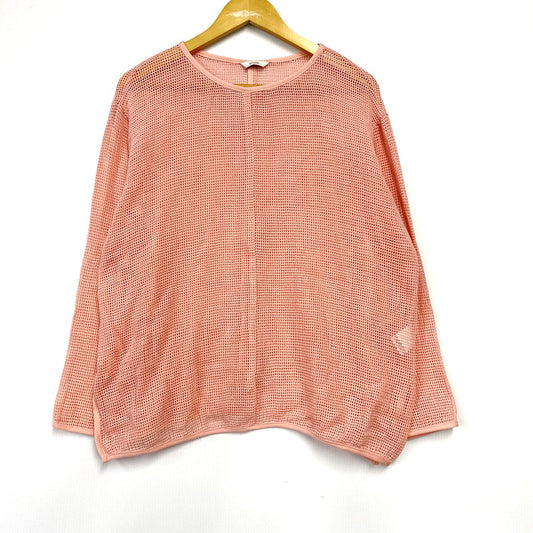 【中古品】【レディース】 CLANE クラネ 12105-1042 22SS LOOSE MESH TOPS ルーズ メッシュ トップス 170-240910-mm-23-izu サイズ：1 カラー：ピンク 万代Net店