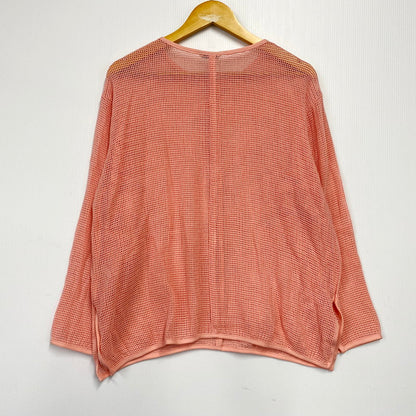 【中古品】【レディース】 CLANE クラネ 12105-1042 22SS LOOSE MESH TOPS ルーズ メッシュ トップス 170-240910-mm-23-izu サイズ：1 カラー：ピンク 万代Net店