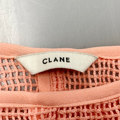 【中古品】【レディース】 CLANE クラネ 12105-1042 22SS LOOSE MESH TOPS ルーズ メッシュ トップス 170-240910-mm-23-izu サイズ：1 カラー：ピンク 万代Net店