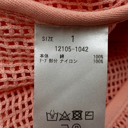 【中古品】【レディース】 CLANE クラネ 12105-1042 22SS LOOSE MESH TOPS ルーズ メッシュ トップス 170-240910-mm-23-izu サイズ：1 カラー：ピンク 万代Net店