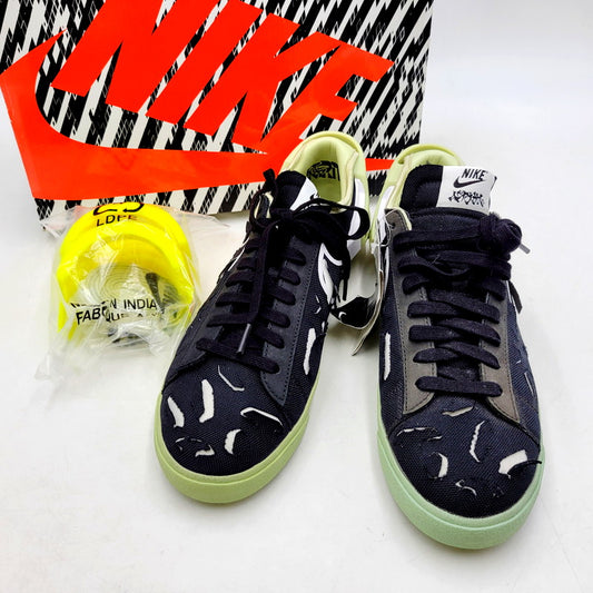 【中古品】【メンズ】 NIKE ナイキ × ACRONYM アクロニウム BLAZER LOW DO9373-001 ブレーザー ロー スニーカー シューズ 靴 160-240911-as-25-izu サイズ：27.5cm カラー：BLACK/WHITE-OLIVE AURA 万代Net店