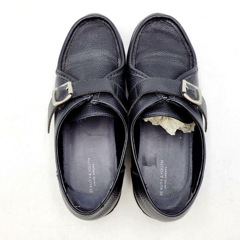 【中古品】【メンズ】 BEAUTY&YOUTH ビューティ&ユース SHOES 609012 ローファー シューズ 靴 165-240911-as-31-izu サイズ：28cm カラー：ブラック 万代Net店