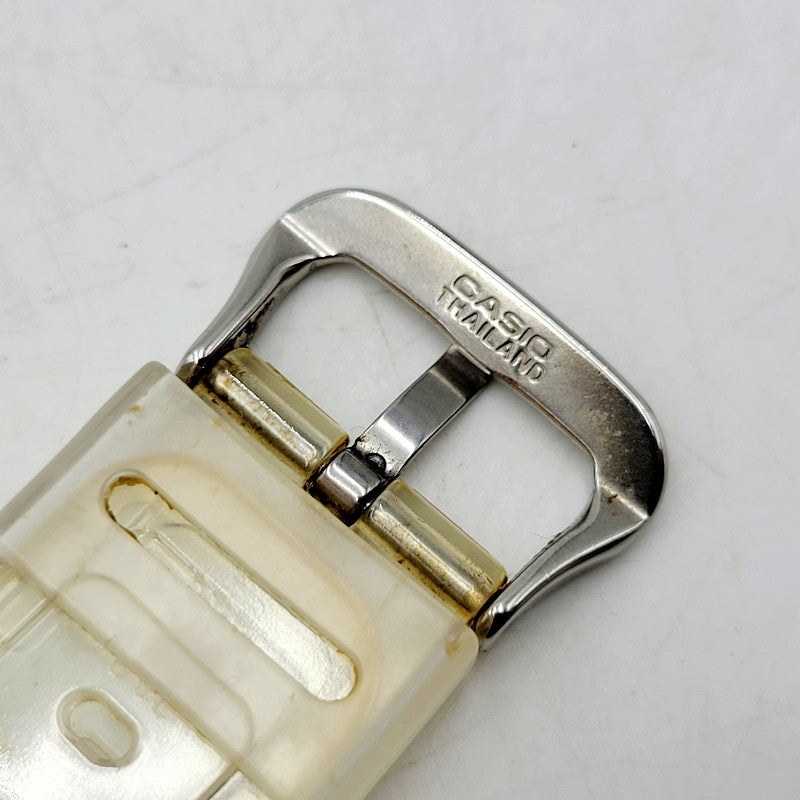 【中古品】【メンズ/レディース】 G-SHOCK ジーショック 2100 Series GA-2100SRS ANALOG DIGITAL 2100シリーズ アナログ デジタル アナデジ時計 スケルトン 腕時計 196-240913-ay-04-izu カラー：クリア 万代Net店