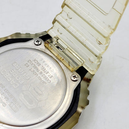 【中古品】【メンズ/レディース】 G-SHOCK ジーショック 2100 Series GA-2100SRS ANALOG DIGITAL 2100シリーズ アナログ デジタル アナデジ時計 スケルトン 腕時計 196-240913-ay-04-izu カラー：クリア 万代Net店