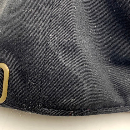 【中古品】【メンズ/レディース】 NISSI CAPS UNION CAP ニッシキャップ ユニオンキャップ 刺繍 帽子 185-240916-as-27-izu サイズ：F カラー：ブラック 万代Net店