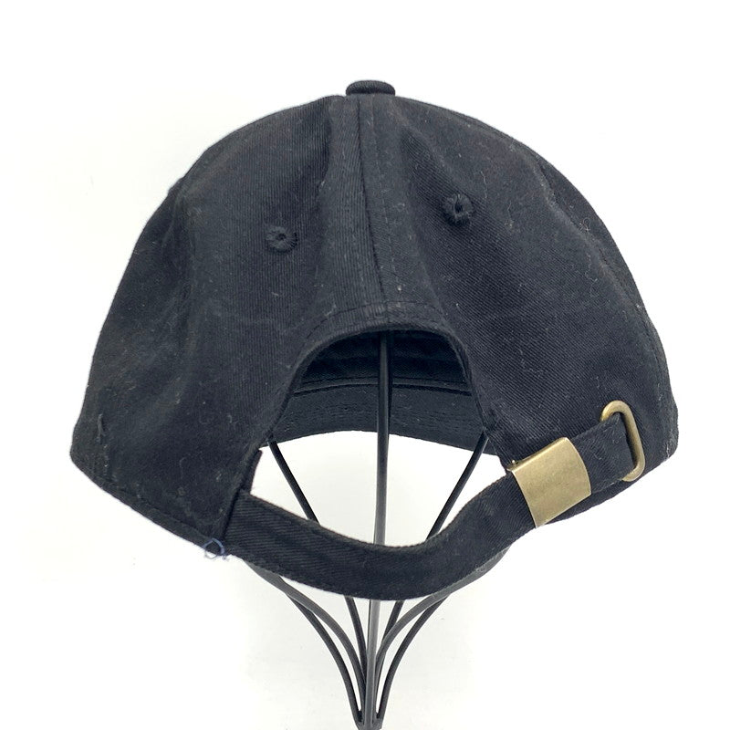 【中古品】【メンズ/レディース】 NISSI CAPS UNION CAP ニッシキャップ ユニオンキャップ 刺繍 帽子 185-240916-as-27-izu サイズ：F カラー：ブラック 万代Net店