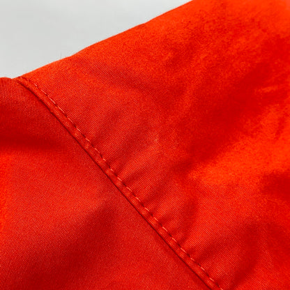 【中古品】【メンズ】 BALENCIAGA バレンシアガ 19AW COLOUR BLOCK LOGO PRINT COTTON POPLIN TRACK JACKET 571434 トラックジャケット ロゴ プリント 刺繍 アウター 141-240913-ay-12-izu サイズ：44 カラー：レッド×ホワイト 万代Net店