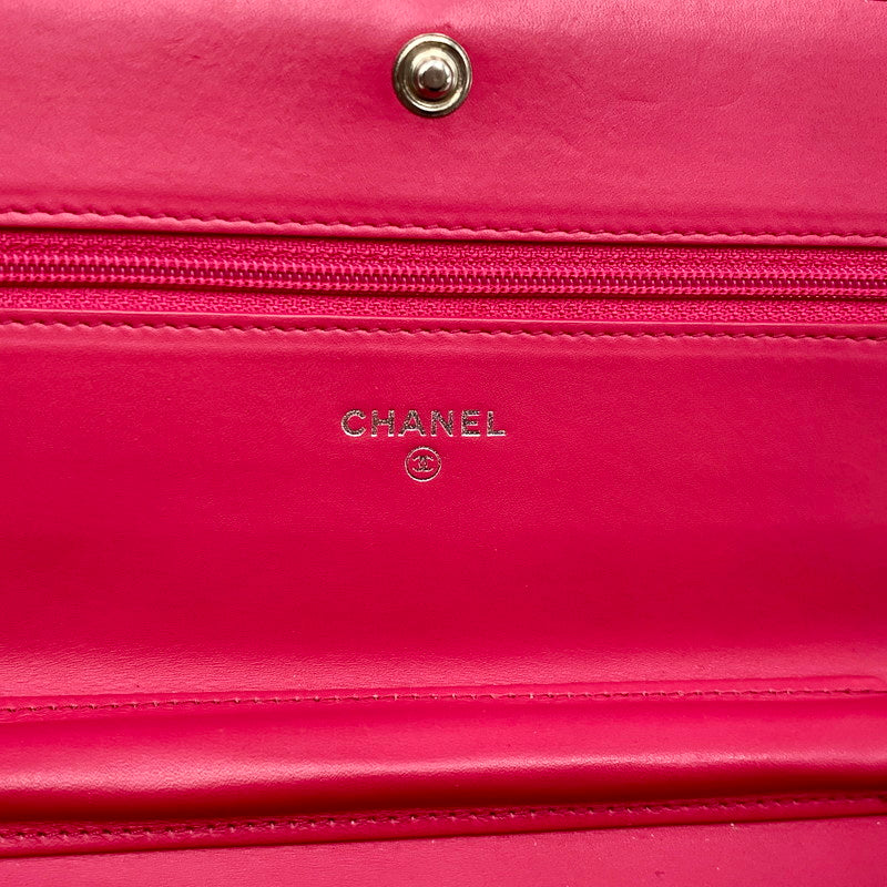 【中古品】【レディース】 CHANEL ボーイシャネル ベロア チェーンウォレット ショルダーバッグ カバン 180-260403-ts-06-otoh カラー：ピンク 万代Net店