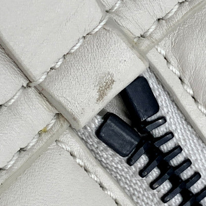 【中古品】【レディース】 BOTTEGA VENETA ボッテガヴェネタ レザープレート ドローストリング バックパック カバン 180-260425-ts-05-otoh カラー：ホワイト 万代Net店