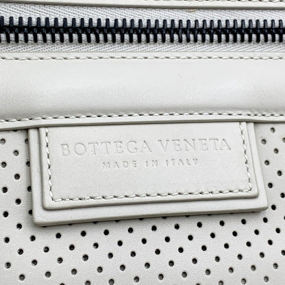 【中古品】【レディース】 BOTTEGA VENETA ボッテガヴェネタ レザープレート ドローストリング バックパック カバン 180-260425-ts-05-otoh カラー：ホワイト 万代Net店