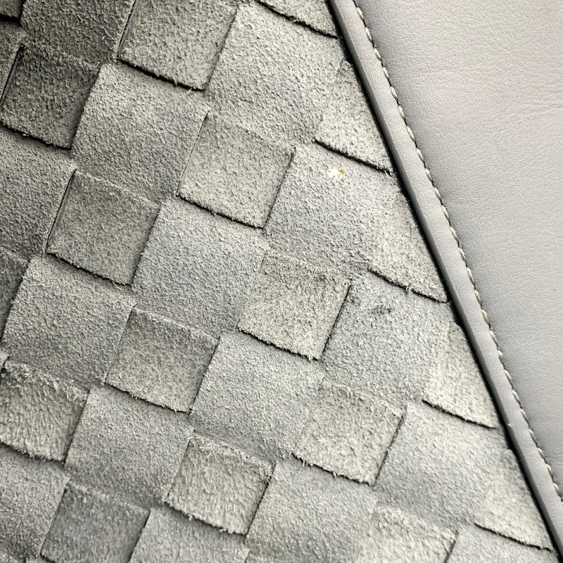 【中古品】【メンズ/レディース】 BOTTEGAVENETA ボッテガヴェネタ イントレチャート ハイドロジー レザートートバッグ サンダー カバン 鞄 180-240916-as-13-izu カラー：グレー 万代Net店