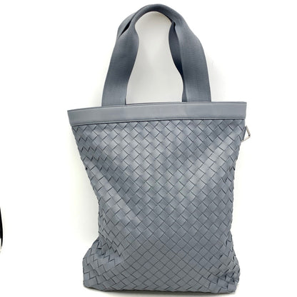 【中古品】【メンズ/レディース】 BOTTEGAVENETA ボッテガヴェネタ イントレチャート ハイドロジー レザートートバッグ サンダー カバン 鞄 180-240916-as-13-izu カラー：グレー 万代Net店
