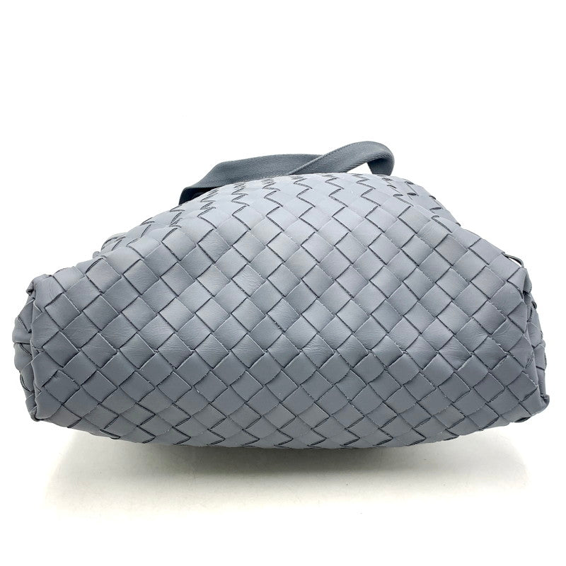 【中古品】【メンズ/レディース】 BOTTEGAVENETA ボッテガヴェネタ イントレチャート ハイドロジー レザートートバッグ サンダー カバン 鞄 180-240916-as-13-izu カラー：グレー 万代Net店