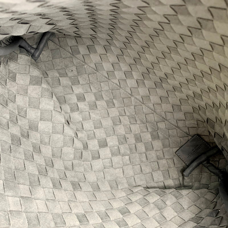 【中古品】【メンズ/レディース】 BOTTEGAVENETA ボッテガヴェネタ イントレチャート ハイドロジー レザートートバッグ サンダー カバン 鞄 180-240916-as-13-izu カラー：グレー 万代Net店