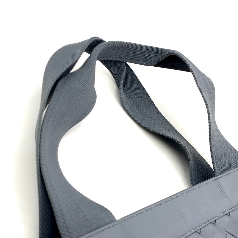 【中古品】【メンズ/レディース】 BOTTEGAVENETA ボッテガヴェネタ イントレチャート ハイドロジー レザートートバッグ サンダー カバン 鞄 180-240916-as-13-izu カラー：グレー 万代Net店