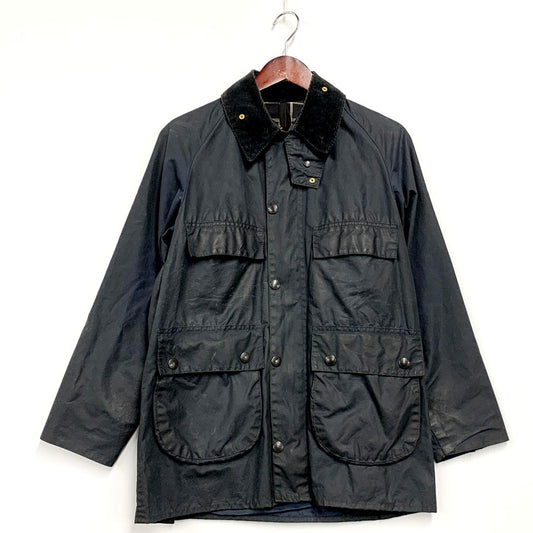 【中古品】【メンズ】 Barbour バーブァー 8808211 英国製 80S A105 BEDALE JACKET ビデイル ジャケット アウター 144-240916-mm-02-izu サイズ：C34/86CM カラー：ネイビー系 万代Net店