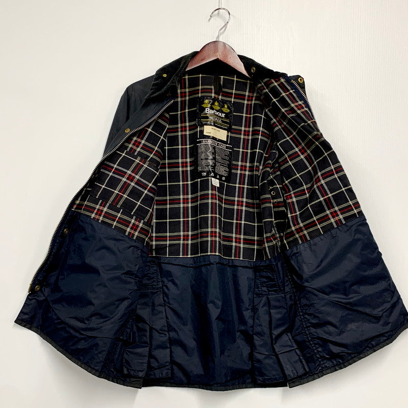 【中古品】【メンズ】 Barbour バーブァー 8808211 英国製 80S A105 BEDALE JACKET ビデイル ジャケット アウター 144-240916-mm-02-izu サイズ：C34/86CM カラー：ネイビー系 万代Net店
