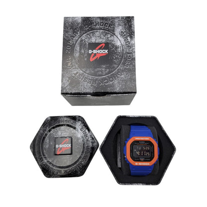 【中古美品】【メンズ/レディース】 G-SHOCK ジーショック DW-5610SC-2 腕時計 199-260527-as-04-izu サイズ：48.9 × 43.8 × 13.5 mm カラー：ネイビー×オレンジ 万代Net店