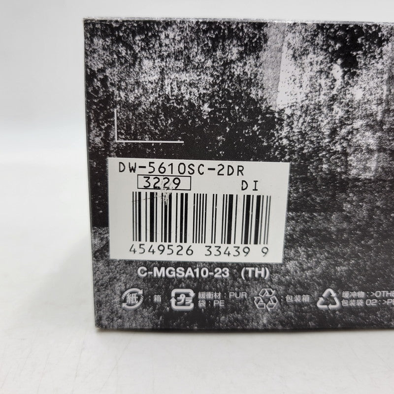 【中古美品】【メンズ/レディース】 G-SHOCK ジーショック DW-5610SC-2 腕時計 199-260527-as-04-izu サイズ：48.9 × 43.8 × 13.5 mm カラー：ネイビー×オレンジ 万代Net店