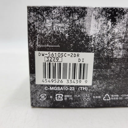 【中古美品】【メンズ/レディース】 G-SHOCK ジーショック DW-5610SC-2 腕時計 199-260527-as-04-izu サイズ：48.9 × 43.8 × 13.5 mm カラー：ネイビー×オレンジ 万代Net店
