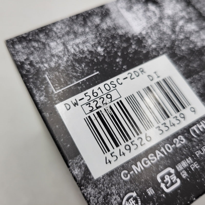 【中古美品】【メンズ/レディース】 G-SHOCK ジーショック DW-5610SC-2 腕時計 199-260527-as-04-izu サイズ：48.9 × 43.8 × 13.5 mm カラー：ネイビー×オレンジ 万代Net店