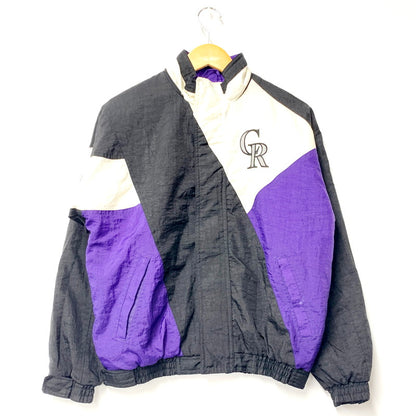 【中古品】【メンズ】  APEX ONE 90S MLB COLORADO ROCKIES WINDBREAKER エーペックスワン 香港製 ウインドブレーカー ジャケット アウター 146-240920-as-22-izu サイズ：L カラー：マルチ 万代Net店