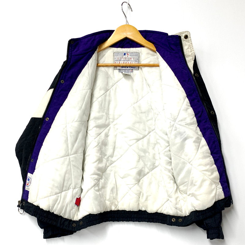 【中古品】【メンズ】 APEX ONE 90S MLB COLORADO ROCKIES WINDBREAKER エーペックスワン 香港製 ウインドブレーカー ジャケット アウター 146-240920-as-22-izu サイズ：L カラー：マルチ 万代Net店