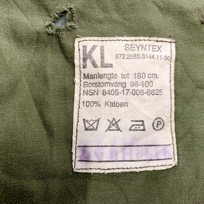 【中古品】【メンズ】  オランダ軍 80S MILITARY JACKET 8405-17-006-6625 ミリタリージャケット フィールドジャケット アウター 146-240921-ay-20-izu サイズ：下記参照 カラー：グリーン 万代Net店