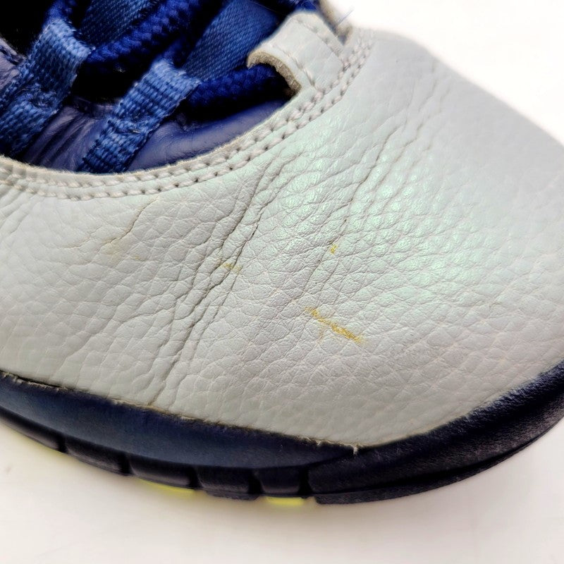 【中古品】【メンズ】 NIKE ナイキ AIR JORDAN 10 RETRO 310805-019 エアジョーダン 10 レトロ スニーカー シューズ 靴 160-240920-as-12-izu サイズ：27cm カラー：WOLF GREY/PHOTO BLUE-OBSIDIAN-GREEN GLOW 万代Net店