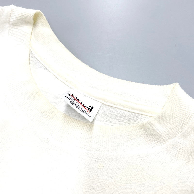 【中古品】【メンズ】 A BATHING APE アベイシングエイプ anvil HUNTING PRINTED T-SHIRT アンビル プリントTシャツ 90S最初期 半袖 トップス 142-240921-ay-13-izu サイズ：L カラー：ホワイト 万代Net店