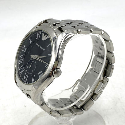 【中古品】【メンズ/レディース】 Emporio Armani エンポリオ・アルマーニ AR-1706 クロノグラフ 腕時計 198-241129-as-24-izu カラー：シルバー 万代Net店