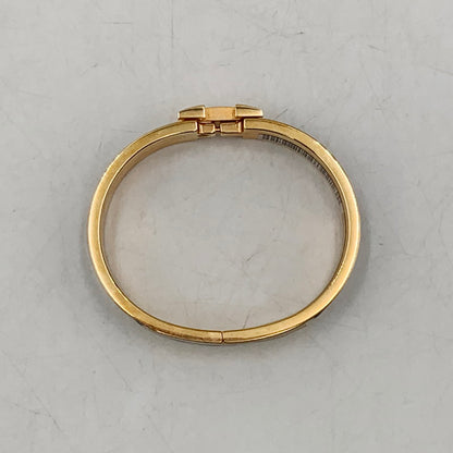 【中古品】【メンズ/レディース】 HERMES エルメス SP0199 ENAMEL NARROW CLIC CLAC H BRACELET エナメルナロークリッククラックHブレスレット ブレスレット アクセサリー 服飾雑貨 182-240923-ma-02-izu カラー：BLACK GOLD 万代Net店