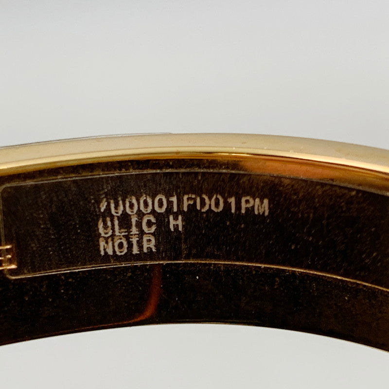 【中古品】【メンズ/レディース】 HERMES エルメス SP0199 ENAMEL NARROW CLIC CLAC H BRACELET エナメルナロークリッククラックHブレスレット ブレスレット アクセサリー 服飾雑貨 182-240923-ma-02-izu カラー：BLACK GOLD 万代Net店