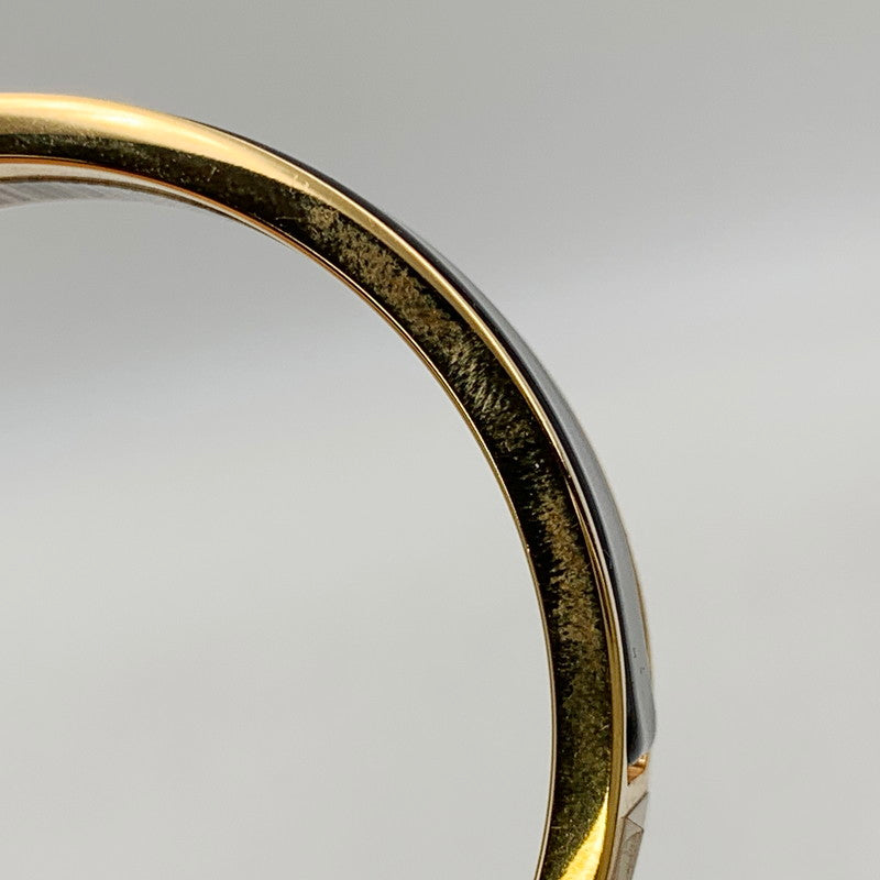 【中古品】【メンズ/レディース】 HERMES エルメス SP0199 ENAMEL NARROW CLIC CLAC H BRACELET エナメルナロークリッククラックHブレスレット ブレスレット アクセサリー 服飾雑貨 182-240923-ma-02-izu カラー：BLACK GOLD 万代Net店