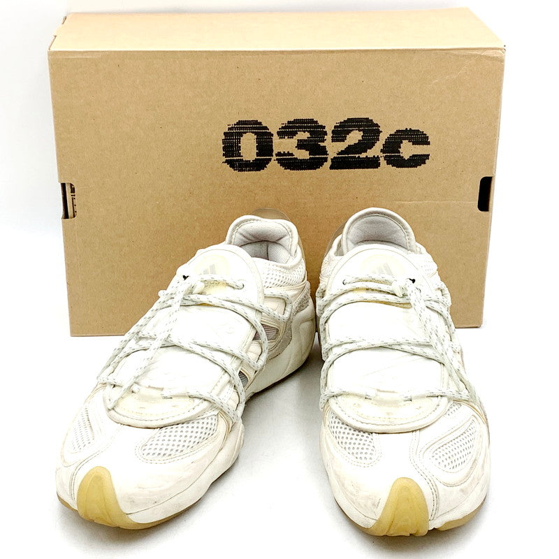 【中古品】【メンズ】 adidas アディダス × 032C ゼロ スリー トゥー シー CONSORTIUM SALVAPOR CHALK WHITE EG5933 コンソーシアム サルヴェイパー チョーク ホワイト コラボ スニーカー シューズ 靴 161-240927-ay-21-izu サイズ：26.5cm カラー：CORE WHITE 万代Net店